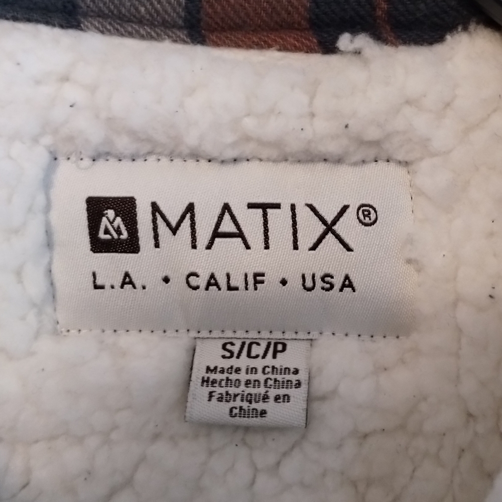 Mens Matix Faux Fur Lined Shirt Jacket, Small, NWTs - Picture 3 of 7